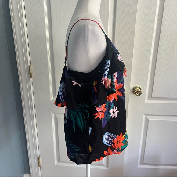 Old Navy Women’s Tropical Off Shoulder Tank Top - Picture 5 of 6